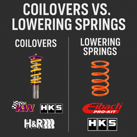 Coilovers vs. Lowering Springs – What’s Right for Your Build?