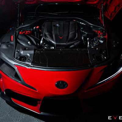Eventuri Toyota A90 Supra Black Carbon Headlamp Duct