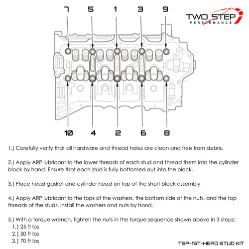 Honda L15 Turbo Head Stud Kit for 2016+ 1.5T Engine( Back Order)