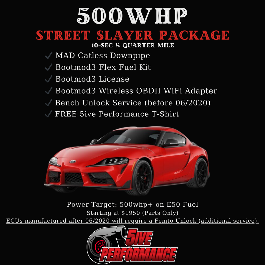 A90 Supra – Street Slayer Package (500whp Target)