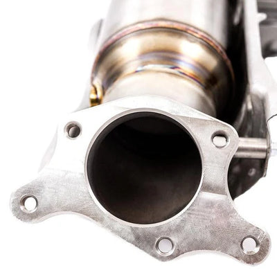 High Efficiency Downpipe Upgrade for 2017+, 2023+ Honda Civic Type R FK8 FL5 2.0T & 2024+ Acura Integra Type S 2.0T DE5 (Raw Finish) (Currently out of Stock)