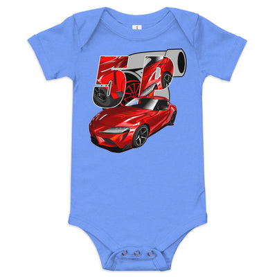 Baby one piece 5P Red