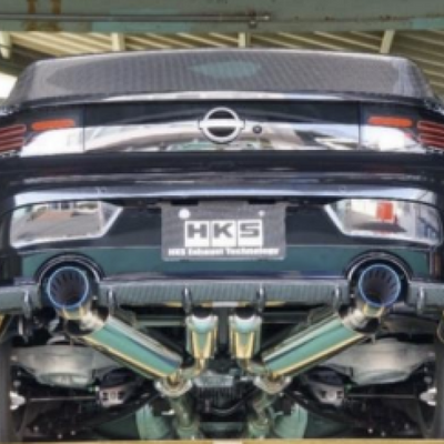 HKS Super Turbo Muffler Nissan Z RZ34 VR30DDTT 2023