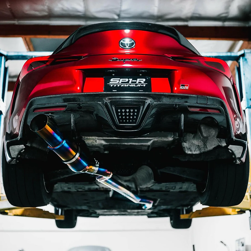 SP1-R Full Titanium Single Exit Exhaust for A90/91 Toyota Supra (Pre-Order)