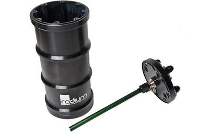 High Volume Fuel Surge Tank; Single -10AN Center Pick-Up; For External Pump