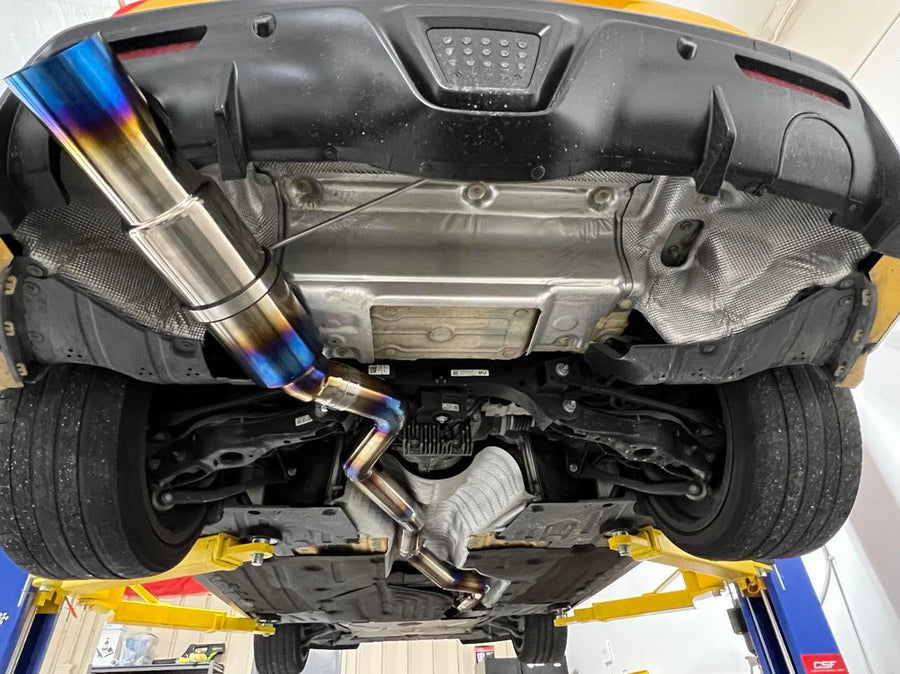 SP1-R Full Titanium Single Exit Exhaust for A90/91 Toyota Supra (Pre-Order)