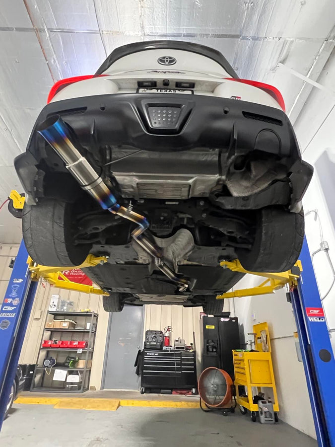 SP1-R Full Titanium Single Exit Exhaust for A90/91 Toyota Supra (Pre-Order)