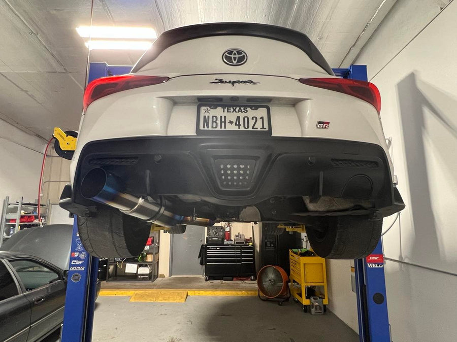 SP1-R Full Titanium Single Exit Exhaust for A90/91 Toyota Supra (Pre-Order)