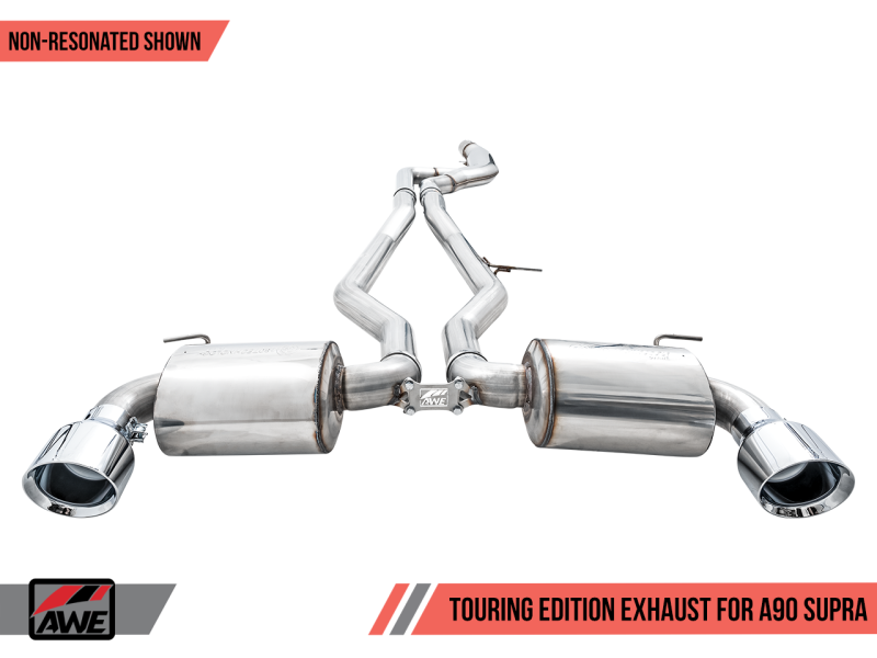 AWE Non-Resonated Touring Edition Exhaust for A90 Supra - 5