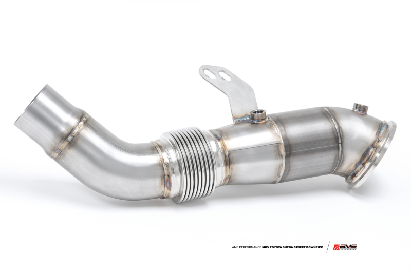 AMS Performance Street Downpipe With GESI Catalytic Converter - A90/A91 Supra 3.0