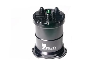 High Volume Fuel Surge Tank; Single -10AN Center Pick-Up; For External Pump