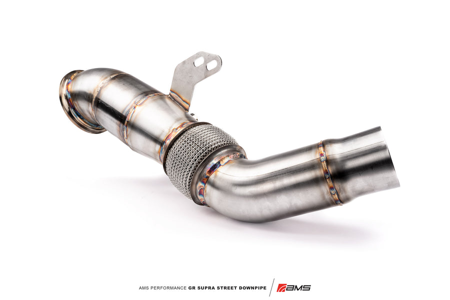 AMS Performance Street Downpipe With GESI Catalytic Converter - A90/A91 Supra 3.0
