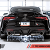 AWE Non-Resonated Touring Edition Exhaust for A90 Supra - 5" Chrome Silver Tips