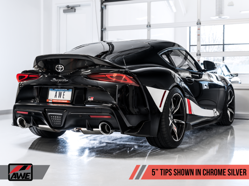AWE Non-Resonated Touring Edition Exhaust for A90 Supra - 5