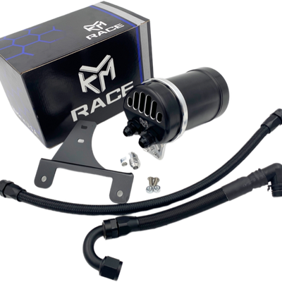 KLM A90/A91 Billet Catch Can Kit W/ Fittings and Bracket (Pre-Order)