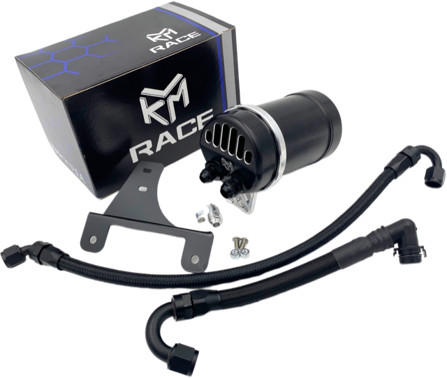 KLM A90/A91 Billet Catch Can Kit W/ Fittings and Bracket (Pre-Order)